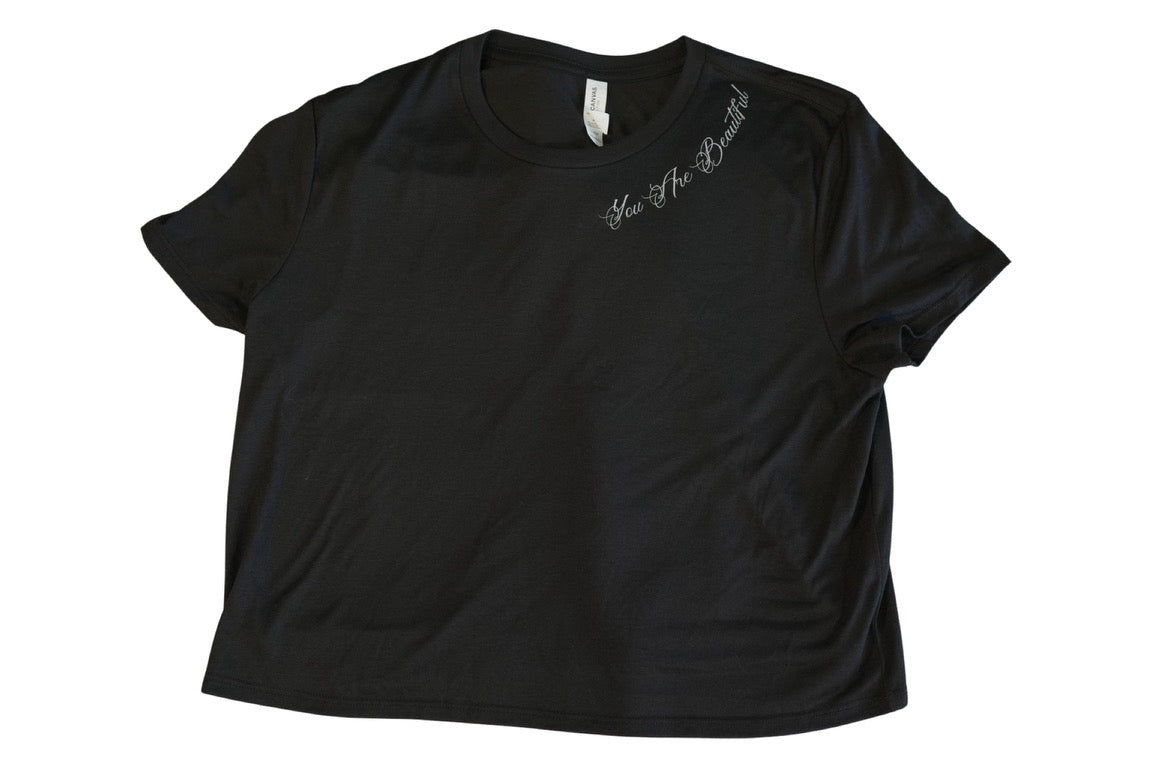 Cropped Tee - You Are Beautiful