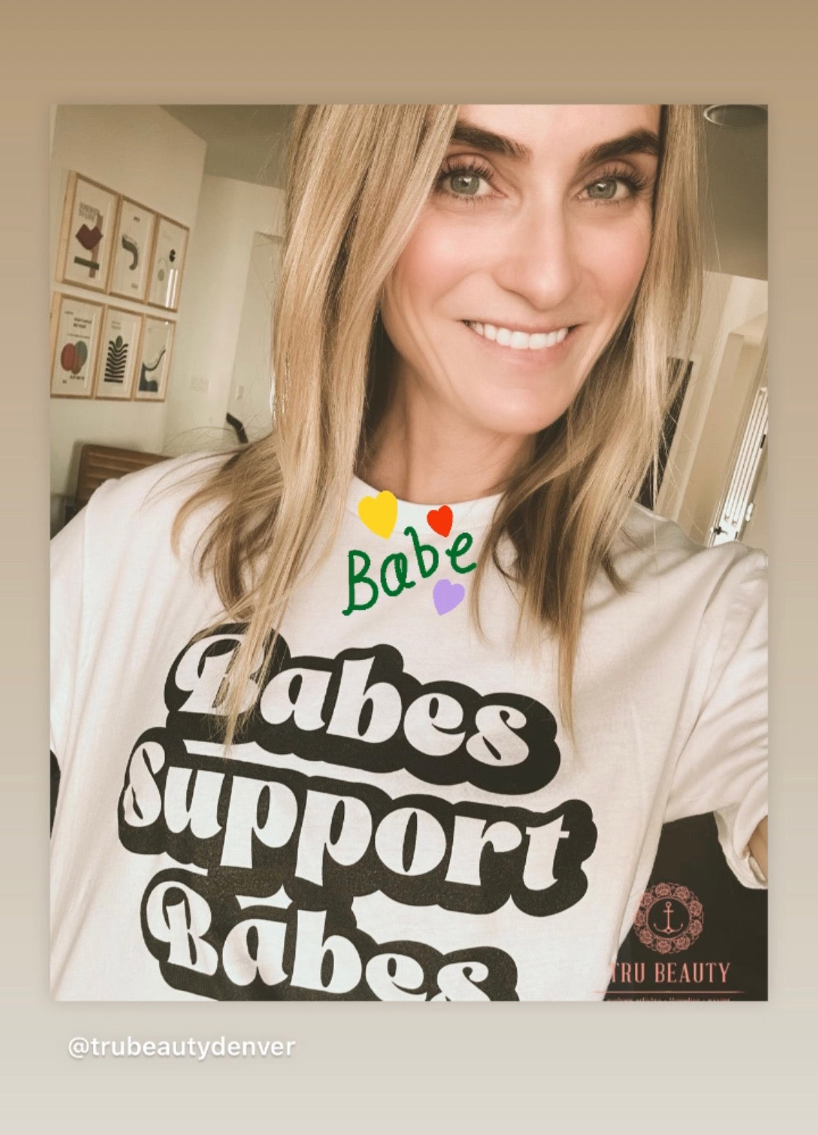 Graphic Tee - Babes Support Babes