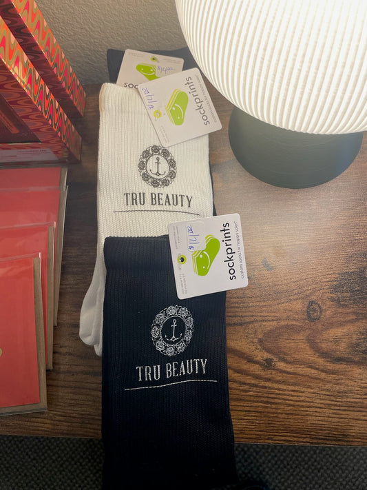 Crew Socks - TRU Beauty Logo